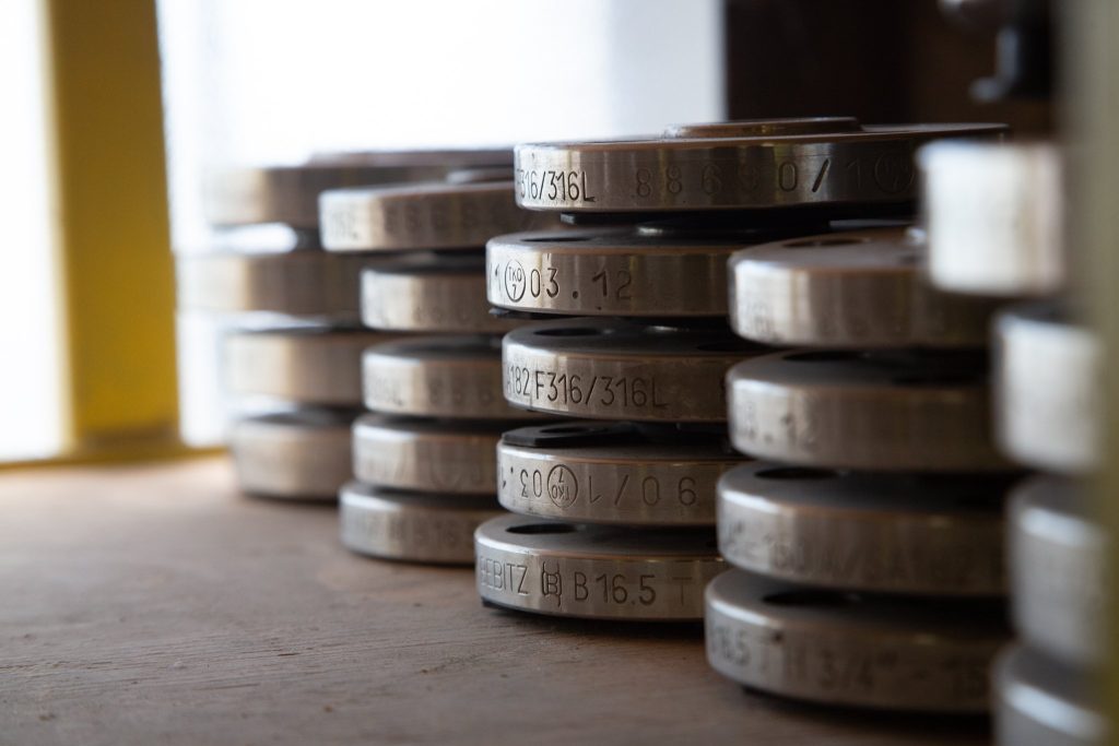 Stacked Nickle Alloys flanges