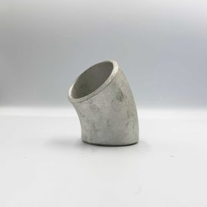 45 degree aluminum butt weld elbow